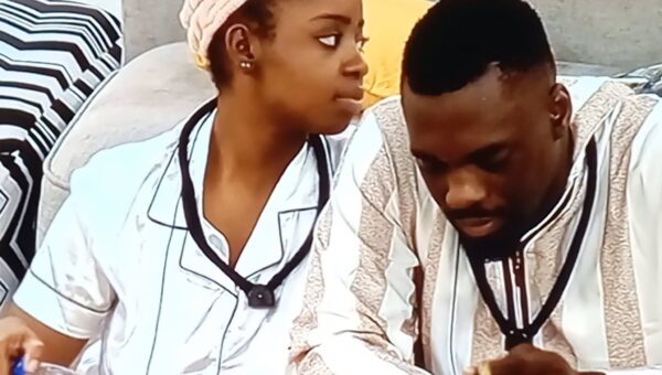 BBNaija 11: ‘It’s disrespectful’ – Gerald scolds girlfriend, Kamsy for dancing with other men