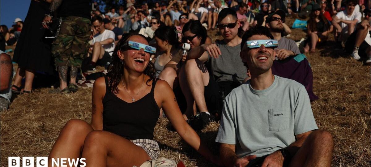 Watch: Solar eclipse seen over UK skies