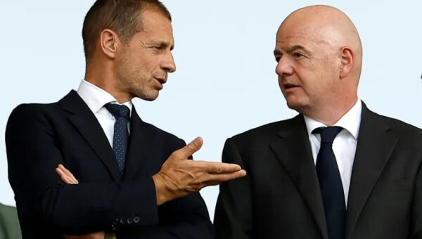 UEFA’s Ceferin tells Infantino to go, but ‘not interested’ in replacing him
