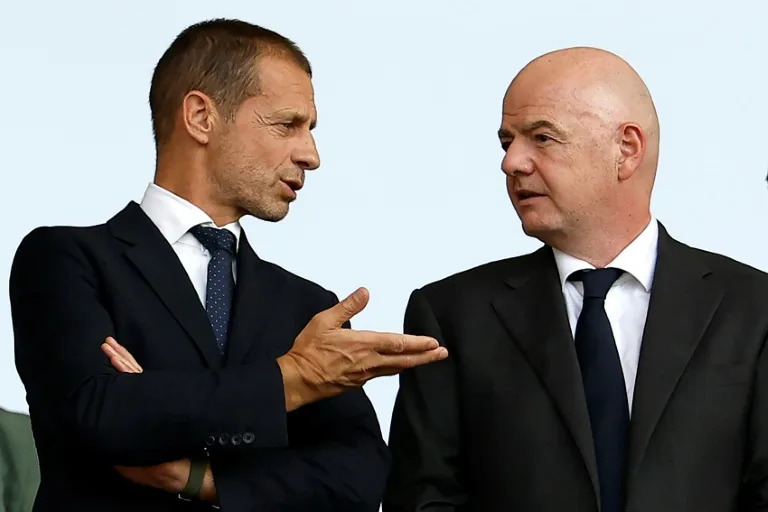 UEFA's Ceferin tells Infantino to go, but 'not interested' in replacing him