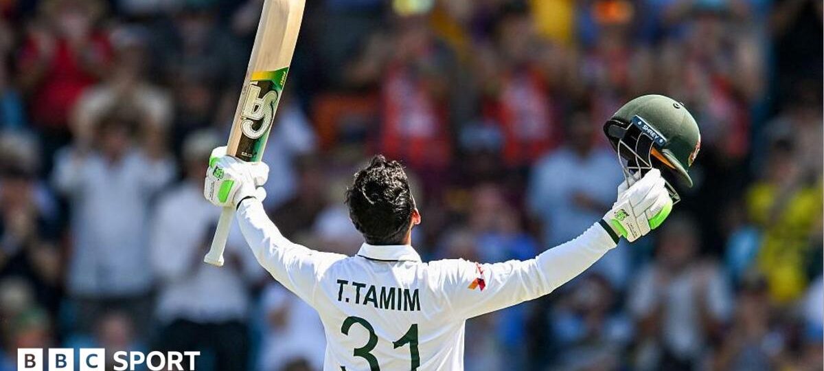 Hasan hits Bangladesh's first century in Australia
