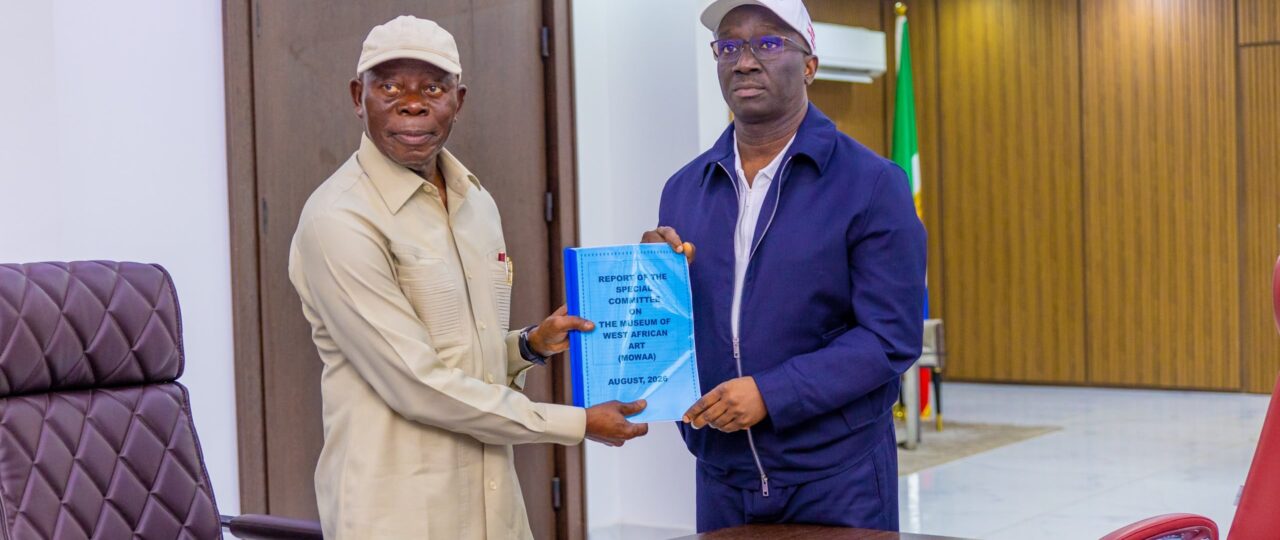 Oshiomhole-led committee hands over Edo museum project to Oba of Benin