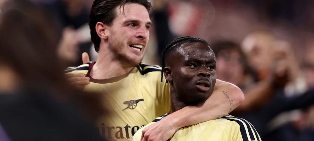 Saka scores only goal as Arsenal beat Villa