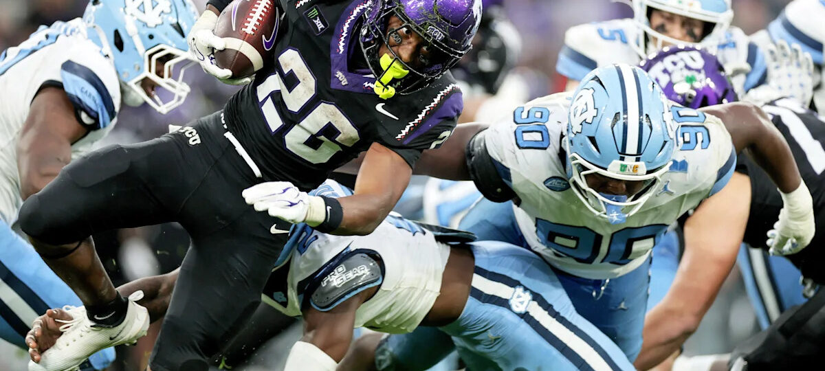 Xavier Lewis explodes in UNC football win vs TCU