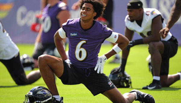Ja'Kobi Lane is turning heads early at Ravens camp