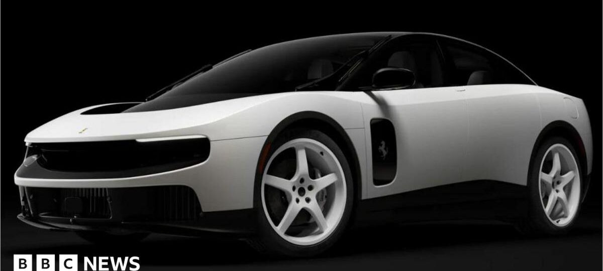 Ferrari's first ever electric car sold for record $40m at auction