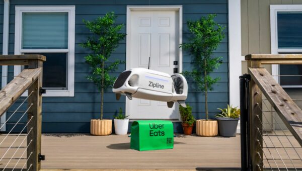Uber adds Zipline drones to its Eats delivery network
