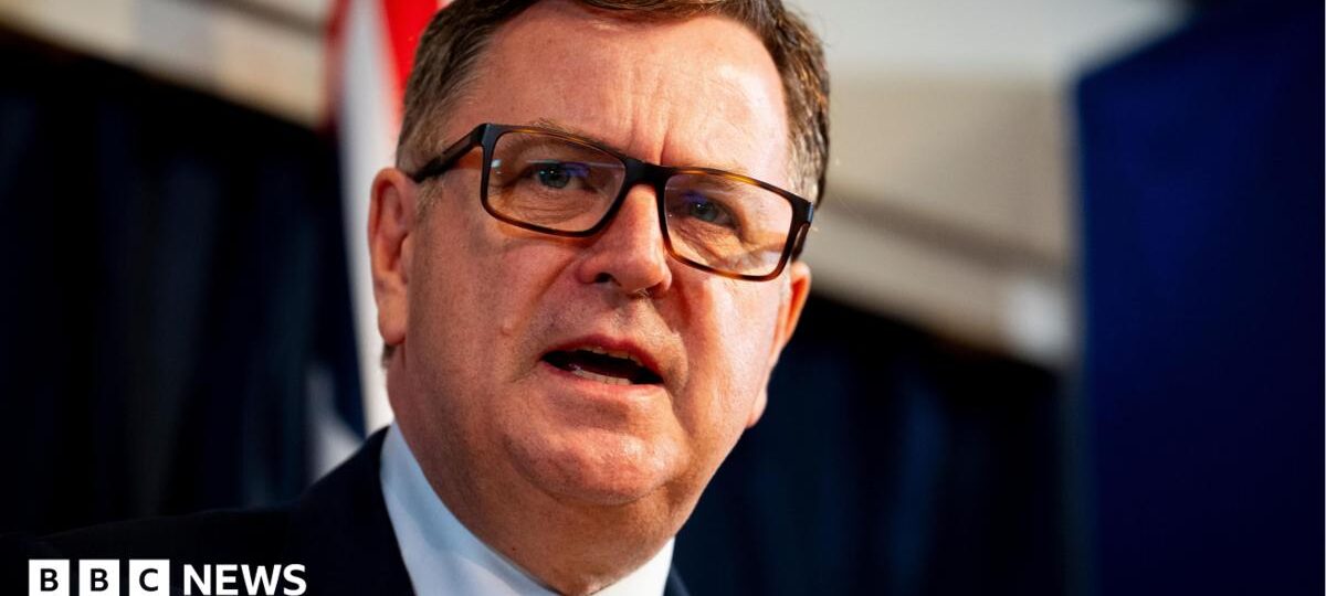 Sir Mel Stride replaced as shadow chancellor as Conservatives reshuffle top team