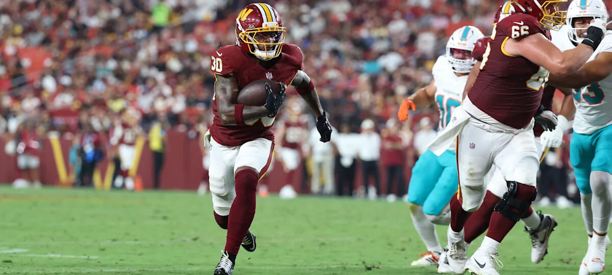 Commanders' rookie Robert Henry Jr. made a good first impression