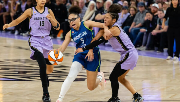Lynx star Olivia Miles leaves win over Valkyries early with awkward ankle injury