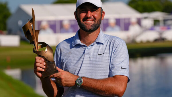 Scheffler wins FedEx Cup playoff opener in a runaway and Jack Whaley claims the U.S. Amateur