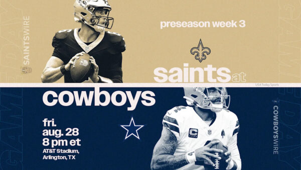 How to watch Saints at Cowboys preseason Week 3 matchup