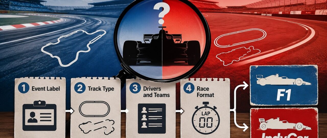 F1 or IndyCar? 4 Clues That Reveal the Series