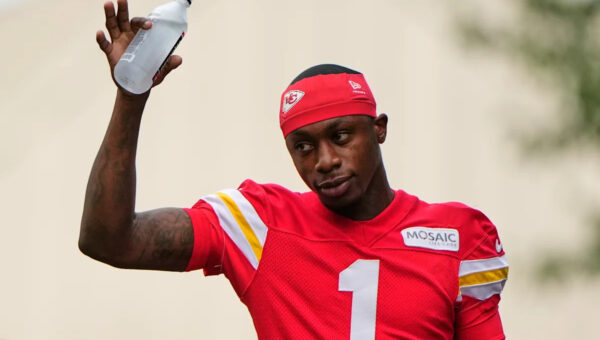 Chiefs hit by 2 training camp injuries as wide receivers Xavier Worthy, Cyrus Allen leave practice