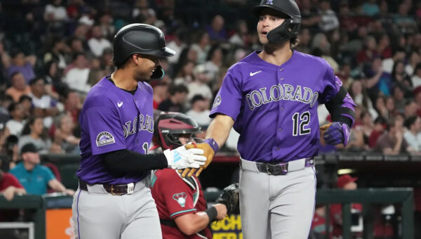 Karros hits 2-run homer before leaving after collision, Rockies rally past Diamondbacks for 3-2 win
