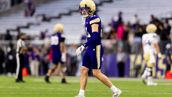 Freshman safety displaying growth at Washington football fall camp