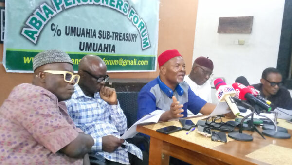 You’re prioritizing politicians, ignoring senior citizens – Abia pensioners knock Gov Otti
