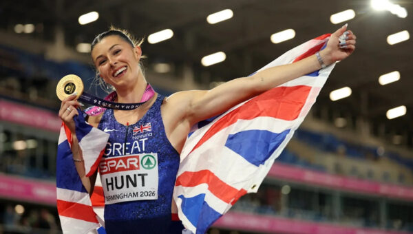 Britain’s Amy Hunt reveals she had ‘big premonition’ ahead of winning 100m gold at European Championships