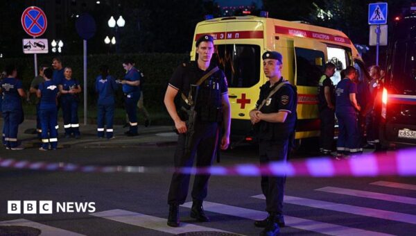 Three killed after bomb detonated at Moscow restaurant, state media say