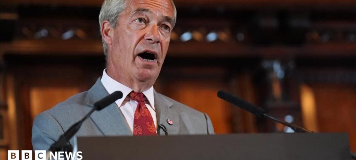 Nigel Farage says incident at his home 'directly linked' to Ann Widdecombe murder