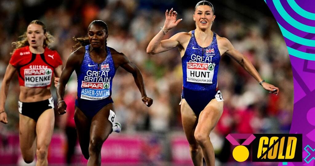 'This is her stage!' - Hunt takes 200m gold