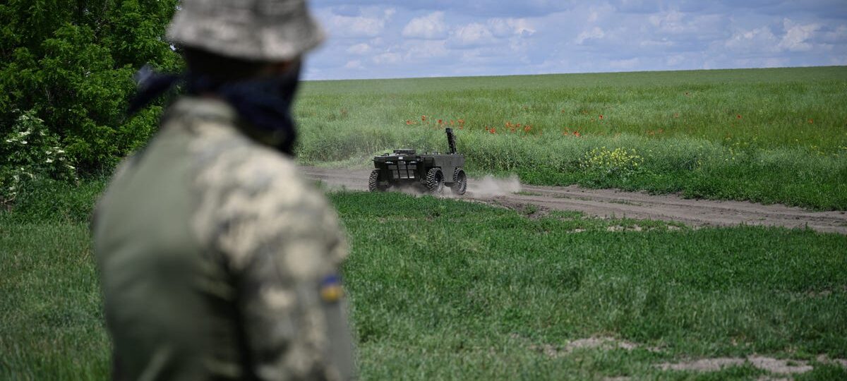A British Army commander testing war robots says they aren't always the right tool for the job