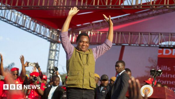 Zambia’s president wins second term with 60% of the vote
