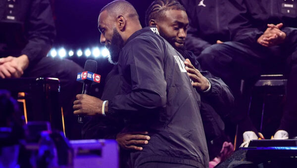 ‘I’m about to’ – Jaylen Brown explains how LeBron James’ 76ers signing will help with his hairline