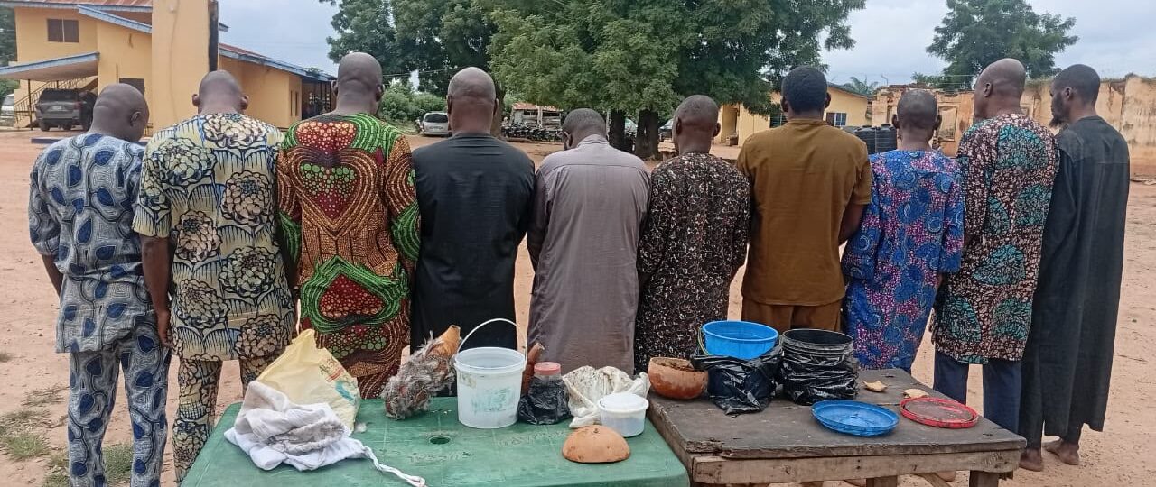 Police arrest 10 suspected human parts sellers in Oyo