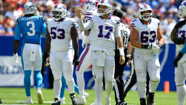 Josh Allen gets comfortable in Bills' new stadium with TD pass in 29-14 preseason win over Panthers