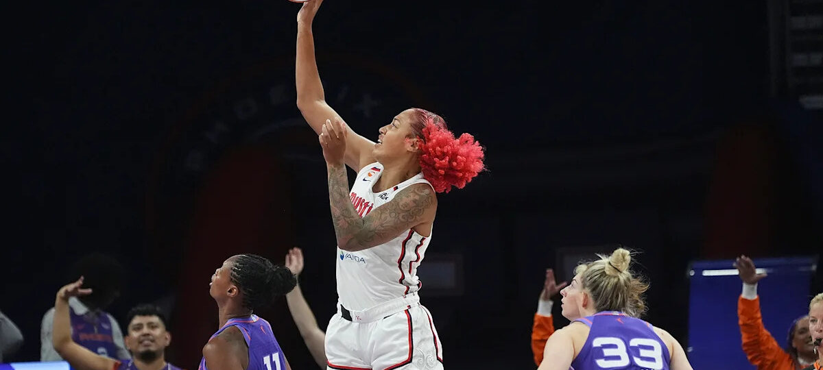 Georgia Amoore scores career-high 25 and the Mystics move into 6th with 80-73 win over Mercury
