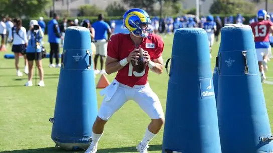 The LA Rams put pads on for the first time this training camp