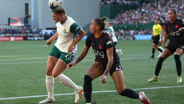 Former Lady Vol records shot on target in Portland's win versus Denver