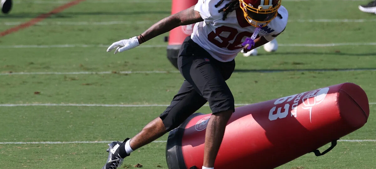 Commanders' Terry McLaurin can't hide excitement over rookie wideout