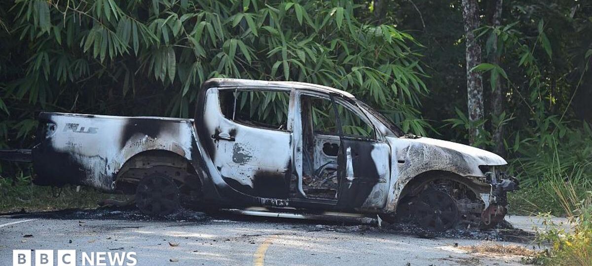 Dozens of co-ordinated arson attacks hit southern Thailand