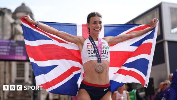 Donnelly wins GB’s first women’s marathon medal at Europeans