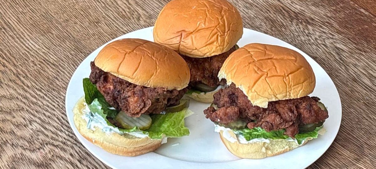 I made Ina Garten’s fried-chicken sandwiches. They were fantastic — and the air fryer made the leftovers a hit, too.