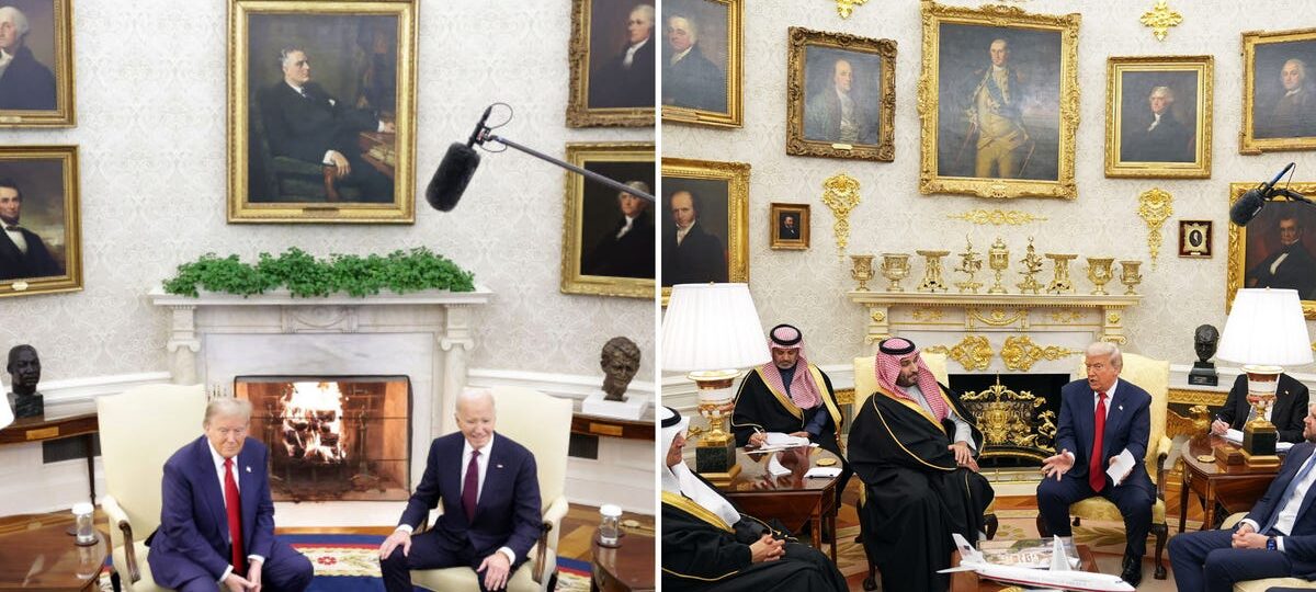 Before-and-after photos show the decor changes Trump has made to the White House, so far