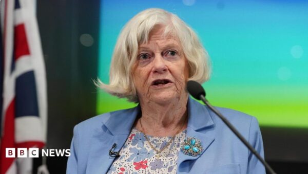 Ann Widdecombe’s loved ones gather for her funeral