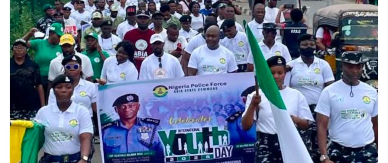Police lead youths on peace march in Umuahia, warn against thuggery