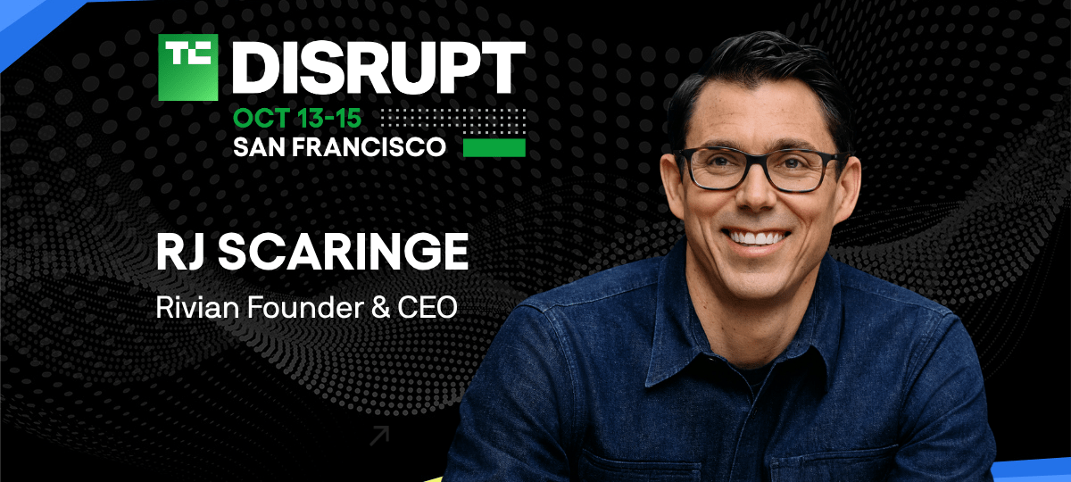 Rivian CEO RJ Scaringe is betting on EVs, robots, and autonomy all at once — he’ll explain why at Disrupt 2026