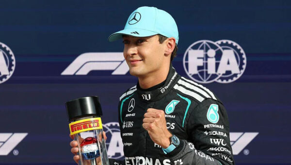 Russell takes pole position for Dutch GP sprint race