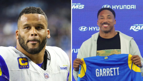 Aaron Donald gets real on teaming up with Myles Garrett after announcing NFL return