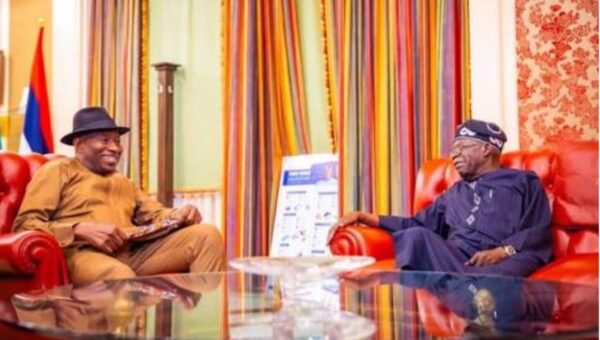 2027: Jonathan meets Tinubu in Aso Villa