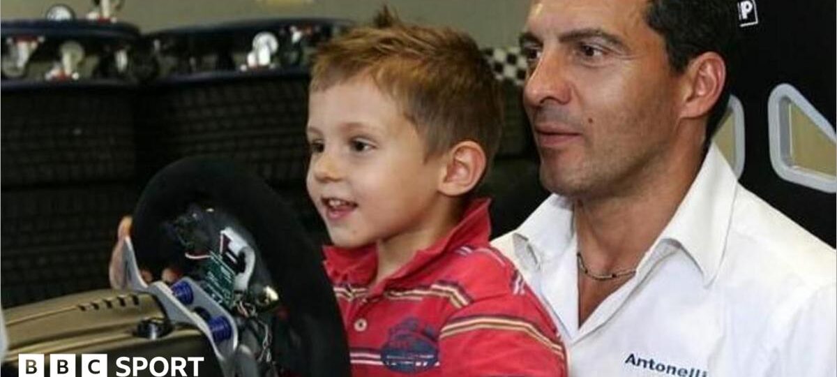 Antonelli - the boy 'born in a garage' who started driving on dad's lap
