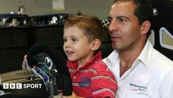 Antonelli – the boy ‘born in a garage’ who started driving on dad’s lap