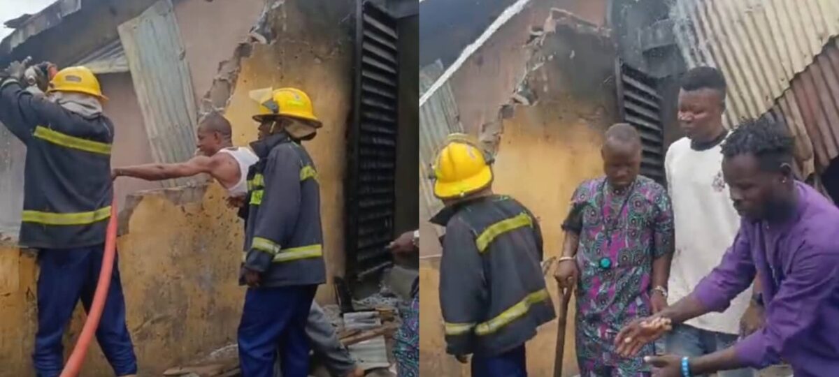 Goods worth millions of naira destroyed as fire ravages Ibadan market