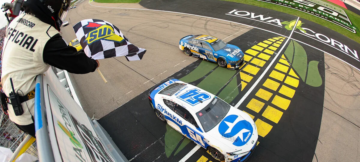 Ty Gibbs wins NASCAR Cup Series race at Iowa in August 2026
