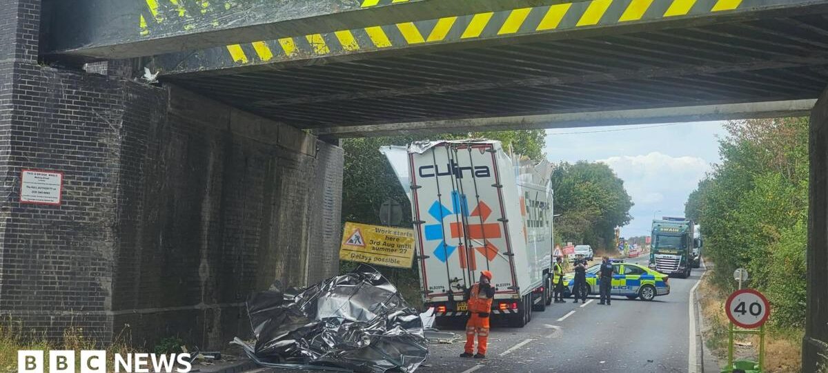 'Britain's most bashed' bridge hit twice in two days