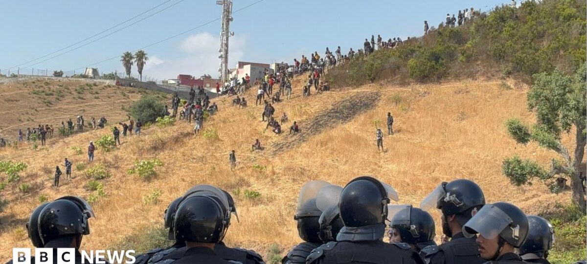 Morocco detains dozens of migrants trying to cross into Ceuta